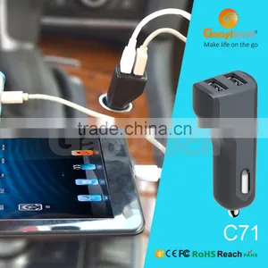 2016 New Power Car Charger Dual USB Port Charger for Smart IC QC3.0 High Charging thumbnail-1