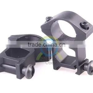2 x High Profile See Through 25.4mm Scope Rings 21mm Picatinny Weaver Rail Mount thumbnail-5