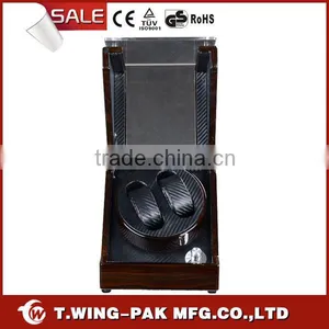 Wooden Watch Winders, Two Watches Display thumbnail-2