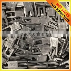 1650 Construction Pengo Type Dirt Augers Flat Teeth Forged Tooth thumbnail-3