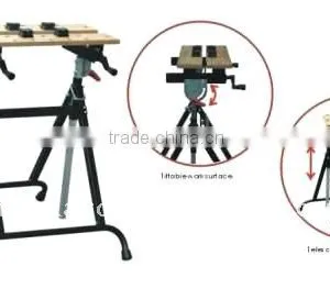 Height Adjustable Workbench With Tiltable Work Surface thumbnail-1