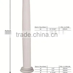 2016 High Quality Good Price Beautiful Polystyrene Crown Roman Column for Sale thumbnail-4