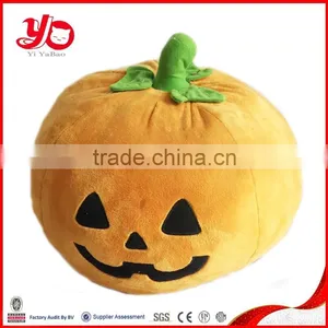 Custom Soft Stuffed Plush Pumpkin, Plush Halloween Pumpkin thumbnail-1