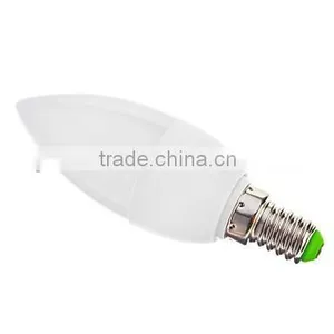 E14 C37 5W 15x2835SMD 400LM 2700K Warm White Light LED Candle Bulb(85-265V) thumbnail-2