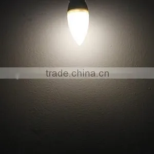 E14 C37 5W 15x2835SMD 400LM 2700K Warm White Light LED Candle Bulb(85-265V) thumbnail-4