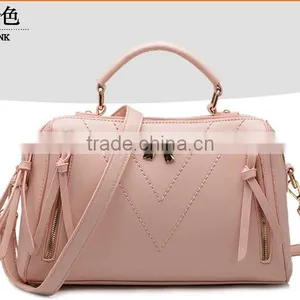 Genuine Leather Big Size Womam Shoulder Bag Leather Lady Handbags With Pendant thumbnail-3