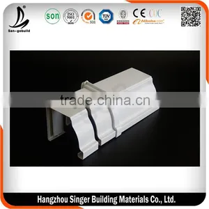 Prefab House Villas Decorate Colorful Pvc Rain Gutter thumbnail-4