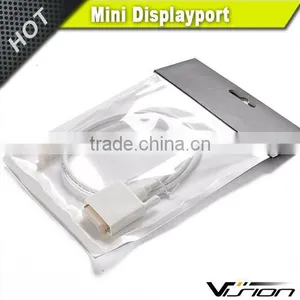Mini DisplayPort to VGA Adapter Cable - 6Feet Black White Gold-Plated (Thunderbolt Compatible) MALE to MALE thumbnail-4