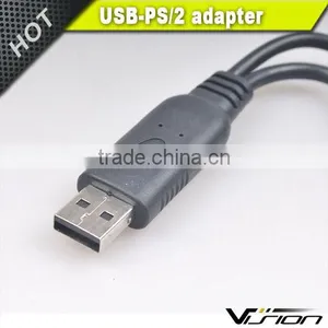 20cm USB to PS/2 KVM Convert Adapter for Keyboard and Mouse thumbnail-3