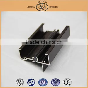Powder Coated Finish Aluminum Thermal Break Profile Extruded for Windows and Doors thumbnail-1