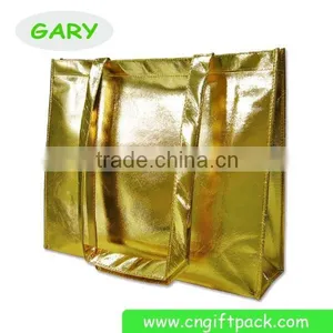 Metallic Non Woven Bag Big Size Shopping Bag Gold thumbnail-1