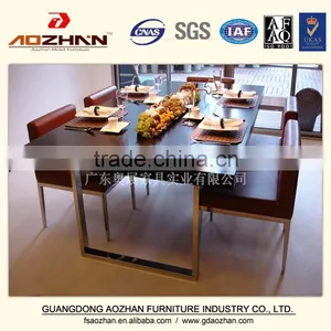 Modern Simple Hotel Furniture Dining Table Chair thumbnail-1