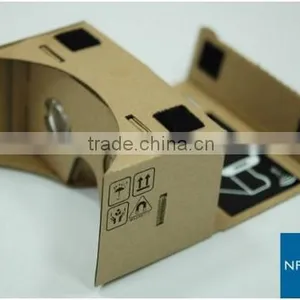 I AM CARDBOARD 45mm Focal Length Virtual Reality Google Cardboard With Printed Instructions and Easy to Follow Numbered Tabs thumbnail-1