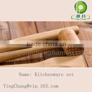 Bamboo Kitchenware 3 Piece Suit Meat Hammer thumbnail-1