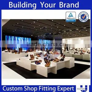 2016 New Design Wooden Step Display Shoes Furnitures for Stores thumbnail-5