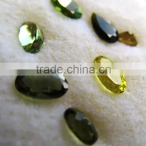 Green Tourmaline Gemstone Collection, Loose Cut Gemstone thumbnail-1