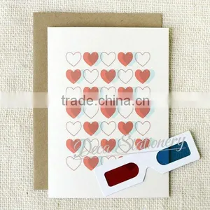 3D Greeting Cards With Glasses thumbnail-1
