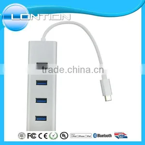 Type C USB 3.0 to USB3.0 4 Ports Hub + Type-C Female Charging Port thumbnail-6