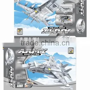 Kindergarten 3D Silver Fighter Building Blocks Toys thumbnail-2