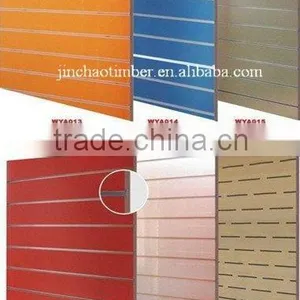 Melamine Laminated Grooved MDF thumbnail-1