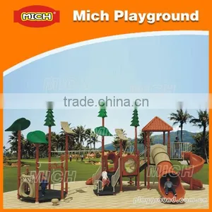 Natural Outdoor Toddler Playgrounds Equipment Kids Spiral Slide (2261B) thumbnail-1