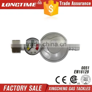 Home or Outdoor Use Propane Regulator With Gauge thumbnail-1