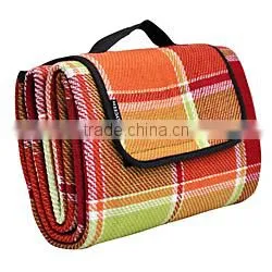 100% Polyester Travel Blanket/ Cheap Picnic Blanket thumbnail-1