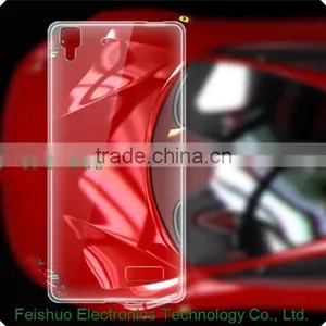 0.5mm Ultra Thin Transparent Crystal TPU Soft Case For OPPO R7 thumbnail-3