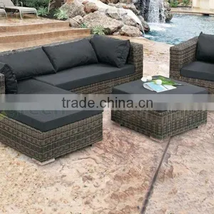 Daybed Wicker Sectional Garden Sofa thumbnail-1
