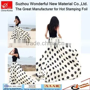 Dot Pattern With Black and White Color Hot Stamping Foil for Fabric thumbnail-6