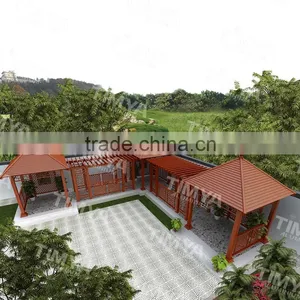 Total Aluminum Outdoor Hexagonal Gazebo Canopy thumbnail-2