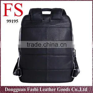 100% Genuine Leather Outdoor Hiking Backpack thumbnail-3