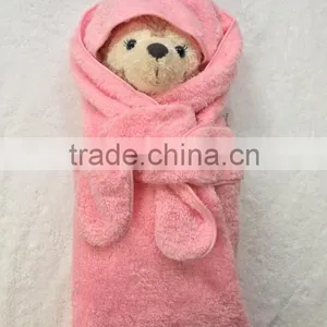 Fluffy Antibacterial Infants Toddlers Age Group Baby Cuddle Blanket thumbnail-1