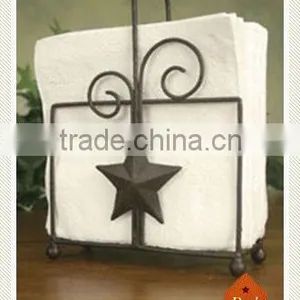 Metal Antique Scroll Star Napkin Holder thumbnail-1