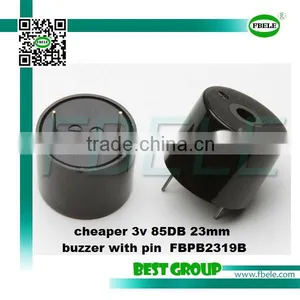 Cheaper 3v 85DB 23mm Buzzer With Pin FBPB2319B thumbnail-1