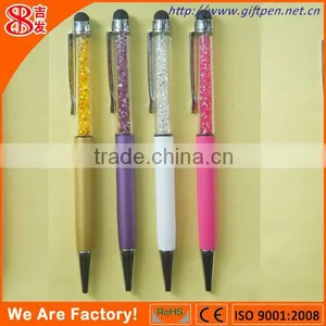 YES,novelty Crystal Pen With Capacitance Head for Touch the Phone Screen thumbnail-1