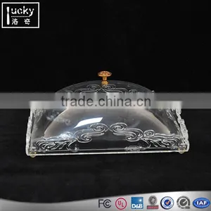 Food Acrylic Tray With Cover for Keep Food Warm Tray All Shape Provided Custom thumbnail-1