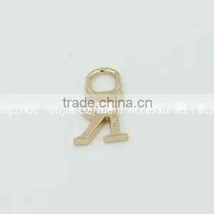 Gold Custom Tags Logo Metal Label for Swimwear thumbnail-5