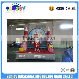 EN14960 Fantastic Red Car Inflatable Obstacle Course thumbnail-3