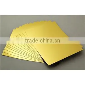 Padded Gold Cardboard,half Fold Cardboard Paper,metalized PET Film thumbnail-1