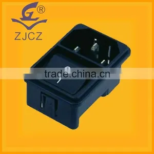 10A 250V 3pin Computer Controlled Power Socket,gold Palted RCA Connector thumbnail-5