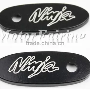 Mirror Base Plates for Kawasaki Ninja 500R 636 ZX6R ZX7 ZX9 10R MT222-005 Black thumbnail-1