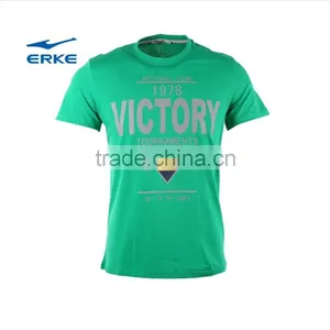 ERKE 2015 New Design Man's Fashion t Shirt Full Cotton Cheap T-shirt for Boy for Men Wholesale/OEM thumbnail-5