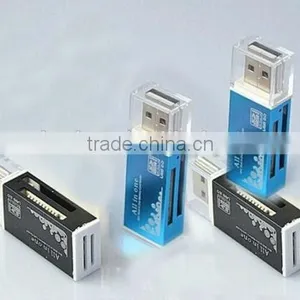 High Transmission Speed 4 In1 USB 2.0 Multi Memory Card Reader thumbnail-3