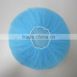 Disposable Nonwoven Bouffant Caps For Medical Use Nurse Cap thumbnail-1