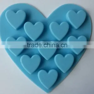 Heart Shape Silicone Ice Cube Tray thumbnail-1