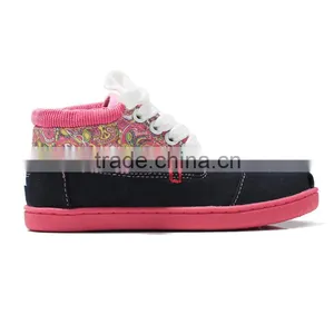 Wholesale Kids Canvas Shoes Lace up Botas for Youth thumbnail-1