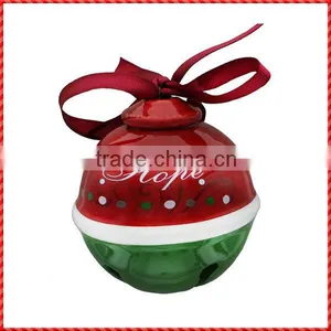 Exquisite Small Decoraton Ceramic Christmas Bells thumbnail-1
