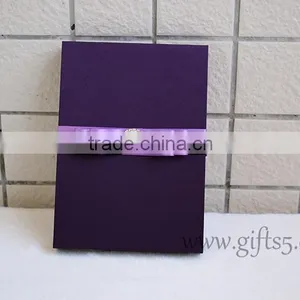High End Luxury Silk Wedding Invitation Box thumbnail-3