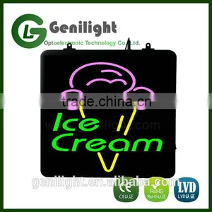 NEW Animation Ice Cream LED Neon Sign thumbnail-1